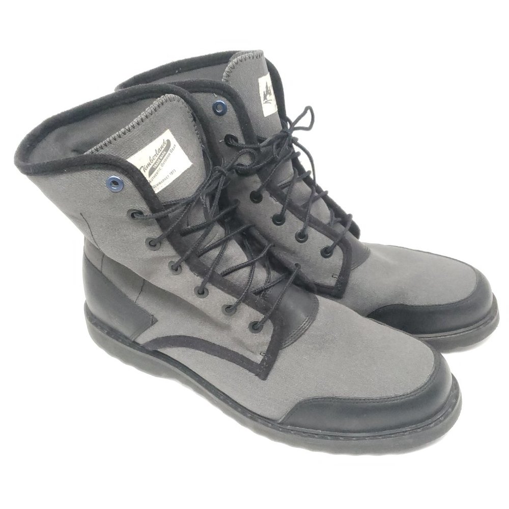 Timberland Newmarket (New Market) Trans Men's Size 13M Gray Black Combat Boots